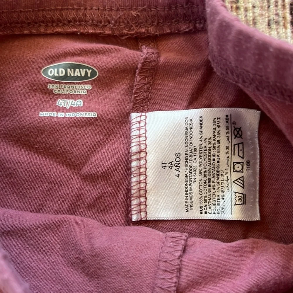 Old Navy Kids Mauve Leggings